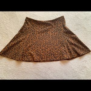 A line flair skirt